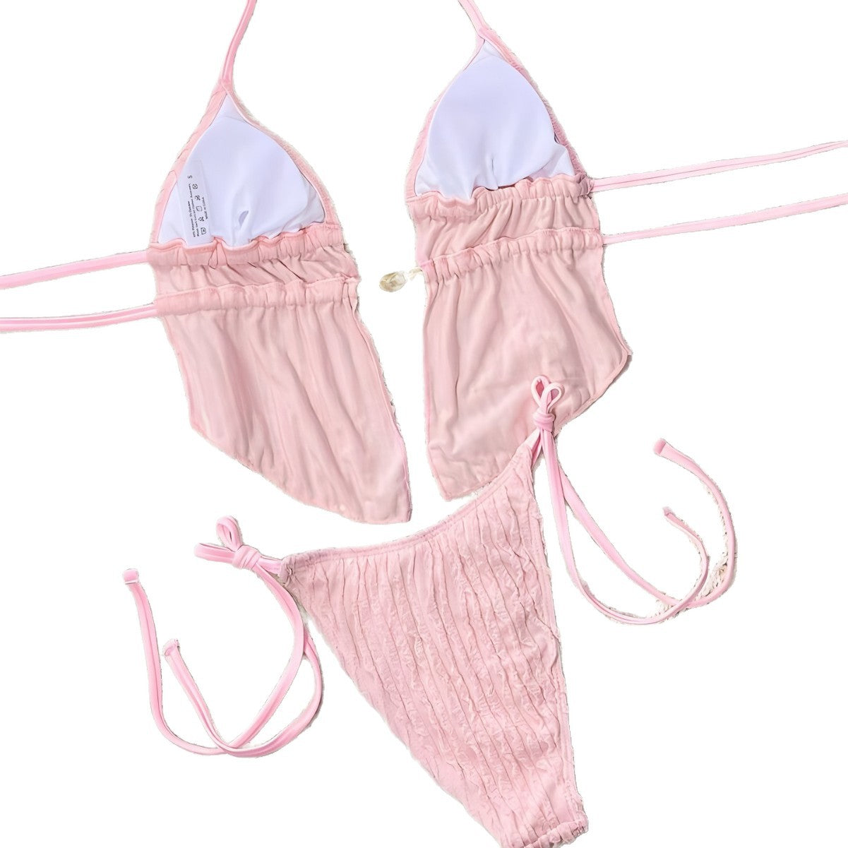 2026 New Solid Color Women's Split Bikini Swimsuit